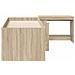 Letto alto per bambini con scrivania 2 pz Rovere Sonoma - Foto miniatura 4