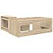 Letto alto per bambini con scrivania 2 pz Rovere Sonoma - Foto miniatura 5