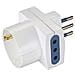 Adattatore Spina 10 A 2p+T, Prese 10 A 2p+T, 10/16 A 2p+T Bianco - Foto miniatura 1