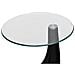 Tavolini Salotto Set Da 2 In Vetro Design Nero A Goccia - Foto miniatura 4