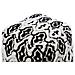 Pouf In Tessuto Bianco / nero 45 X 45 Cm Orai - Foto miniatura 12