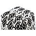Pouf In Tessuto Bianco / nero 45 X 45 Cm Orai - Foto miniatura 14