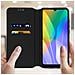 Custodia Per Huawei Y6p Portacarte Supporto Copertina Magnetica Nera - Foto miniatura 2
