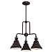 Quoizel Qz / emery3p Pn - Lampadario Da Soffitto Per Penisola, In Bronzo, Con 3 Lampadine, 33 X 135,9 X 55,9 Cm - Foto miniatura 3