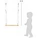 Piccolo Piede 11586 Trapezio Di Legno Con La Corda Regolabiliadatto Also Venire Asta Da Ginnastica O Altalena - Foto miniatura 7