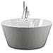 Vasca Da Bagno Free Standing Tonda Acrilico Bianco Lucido Cm Ø 145 X H 58 Cm - Foto miniatura 1
