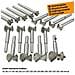 Forstner Imposta Il Bit 17pcs Causa - Forstner Trapano Punte Da 15 A 40 Mm - Per Varie Operazioni Legno Punte Da Trapano Punte Da Trapano Spine Cerniera Drill Bits - Foto miniatura 3