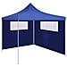Pareti Con Finestre Per Gazebo 2 Pz Blu - Foto miniatura 2