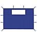 Pareti Con Finestre Per Gazebo 2 Pz Blu - Foto miniatura 3