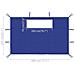 Pareti Con Finestre Per Gazebo 2 Pz Blu - Foto miniatura 5