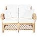 Divano a 2 Posti in Rattan 125 x 80 x 90 cm - Foto miniatura 2