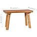 Panchina Da Giardino 80 Cm In Legno Massello Di Teak - Foto miniatura 5