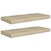 Scaffali A Parete 2 Pz Rovere 60x23,5x3,8 Cm In Mdf - Foto miniatura 2