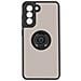 Cover Samsung Galaxy S21 Fe Bimateriale Anello Supporto Metallico Nera - Foto miniatura 1