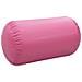 Rullo da Ginnastica Gonfiabile con Pompa 120x75 cm in PVC Rosa - Foto miniatura 5