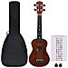 Set Ukulele Soprano con Borsa per Bambini Legno Naturale 23"" - Foto miniatura 3