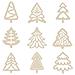 27 Mini Decorazioni In Legno - Alberi Di Natale - Foto miniatura 1