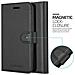Custodia Compatibile Con Samsung Galaxy J7 2018 In Nero Carbone - Coperchio Protettiva Con Chiusura Magnetica, Funzione Stand E Tasca Per Le Carte - Foto miniatura 6