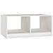 Tavolino Da Salotto Bianco 75x50x33,5 Cm Legno Massello Di Pino - Foto miniatura 2