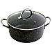 Granite Casseruola Alta 28 Cm Induzione Antiaderente Ecologico Senza Pfoa, Alluminio Nero - Foto miniatura 1