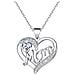 Collana Con Pendente A Forma Di Cuore Per La Festa Della Mamma Silver - Foto miniatura 1