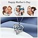 Collana Con Pendente A Forma Di Cuore Per La Festa Della Mamma Silver - Foto miniatura 2