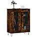 Credenza Rovere Fumo 69,5x34x90 Cm In Legno Multistrato - Foto miniatura 3
