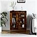 Credenza Rovere Fumo 69,5x34x90 Cm In Legno Multistrato - Foto miniatura 1