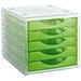 Archivotec Serie 4000 Classificatore Modulare Archivotec Serie 4000 5 Cassetti Din A4 Verde Chiaro 34 X 27 X 26 Cm - Foto miniatura 1