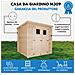 M309+m309g Casetta Da Giardino In Legno Per Esterni Con Pavimento Trattato - A200x204x204 Cm / 3.53 M2 - Piccola Casetta In Legno - Foto miniatura 3