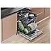 Lavastoviglie H7F HS51 X Capacità 15 Coperti Classe B Colore Inox - Foto miniatura 8