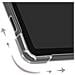 Cover Per Samsung Galaxy Tab A9 Plus Silicone Angoli Rinforzati, Trasparente - Foto miniatura 5