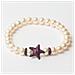 Bracciale Donna Jla-br-star-5-wh Viola Bianco Argento Puro 16 Mm - Foto miniatura 1