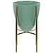 Vaso Per Piante Rialzato Lefki Metallo 16 Cm Verde Menta - Foto miniatura 2