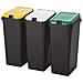 Pattumiera Raccolta Differenziata Set 'bido'' 45 Lt. Cm 29 X 39 X 64,2 - Foto miniatura 1