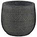 Vaso Tondo Da Esterno Giardino In Fibra Di Argilla Antracite 16x16x14 Cm Elleboro - Foto miniatura 1