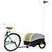 Rimorchio Da Bici Nero E Giallo 30 Kg In Ferro - Foto miniatura 3