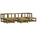 Set Salotto da Giardino 7 pz in Legno Impregnato di Pino - Foto miniatura 1