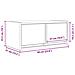 Mobili Porta TV 2 pz Legno Antico 60x31x25,5 cm in Truciolato - Foto miniatura 2
