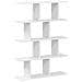 Mensola A Cubo Da Parete 12 Scomparti Bianca In Truciolato - Foto miniatura 2