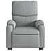 Poltrona Reclinante Alzapersona Elettrica Grigio Chiaro Tessuto - Foto miniatura 9