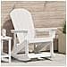 Sedia a Dondolo Adirondack Bianca 73.5x92x90 cm HDPE - Foto miniatura 2