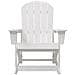 Sedia a Dondolo Adirondack Bianca 73.5x92x90 cm HDPE - Foto miniatura 4