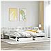Letto Estraibile con Cassetti senza Materasso Bianco 90x200 cm - Foto miniatura 2