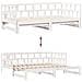 Letto Estraibile con Cassetti senza Materasso Bianco 90x200 cm - Foto miniatura 8
