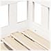 Letto Estraibile con Cassetti senza Materasso Bianco 90x200 cm - Foto miniatura 9