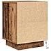 Comodino con Luci LED Legno Antico 38x34x50 cm - Foto miniatura 8