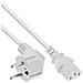 Cavo alimentazione, Spina Shucko CEE-7/7 90° a Presa IEC-320-C13, 0,3m - Foto miniatura 1