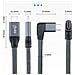 Cavo Dati Usb-c 100w, 20gbps, 4k, Ad Angolo Retto Per Ricarica Rapida E Trasferimento Dati  1.5m - Foto miniatura 3