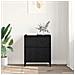 Credenza con cassetto Rovere Nero 60 x 35 x 70 cm - Foto miniatura 4